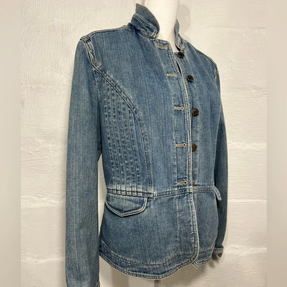 J.JILL  DETAILED JEAN JACKET (a253) - Picture 3 of 14